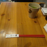 魚寿司 - お茶と箸袋