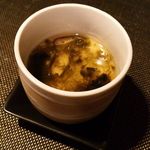 和屋 - あおさ海苔の餡かけ茶わん蒸し