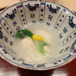 松川 - 河豚白子、湯葉、蕪おろし