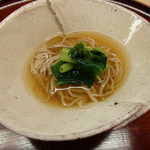 松川 - すだちそば、わさび菜