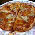 しずく - きのことブルーチーズのピザ