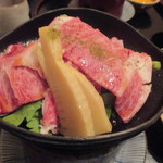 東條 - 筍と阿波牛のすき焼き