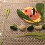 エル ブランシュ - 北海道産甘エビとキャロットのムース