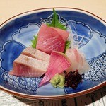 たん熊北店 大丸東京店 - 小会席膳「堀川」の刺身