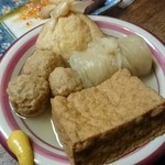 酔舎 - もちきん、ロールキャベツ、つくね、厚揚げ