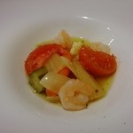 Queen GardenKona - 小海老と野菜のコリアンダー風味のマリネ