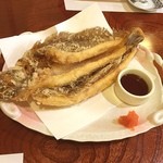 末廣寿司 - カレイの唐揚げ
      