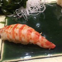銀座 久兵衛 銀座本店 - 蒸しエビ