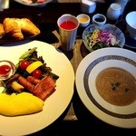 琵琶湖畔 おごと温泉 湯元館 - 朝食（洋）