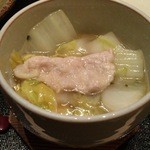 いしや - 豚肉と白菜の梅くず煮