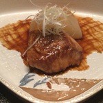 寒鰤くわやき　大根　白髪ねぎ