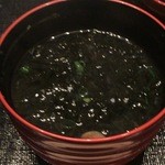 いしや - 岩のり味噌汁