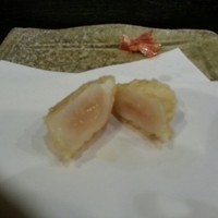 天ぷら わかやま - ホタテ。これは本当に美味しかった！