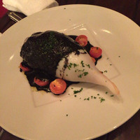 BISTRO DOUBLE - ヤリイカのプロヴァンス風リゾット詰めイカスミソース