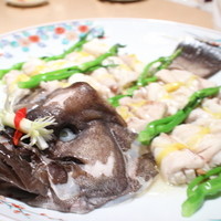 南園 - ハタの野菜巻き　上湯ソース
