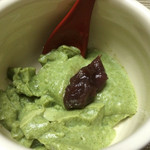 小野川温泉　たかさごや - デザート（抹茶のムース）