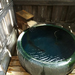 小野川温泉　たかさごや - お部屋に付いている、半露天風呂（源泉掛け流しの♡）