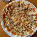 TRATTORIA La Wasabi - 本日のランチピッツア（ビスマルク）