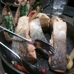 Lounge & Dining G - ｻｰﾓﾝとﾎﾟﾃﾄとﾊﾞｹｯﾄ