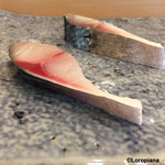 小判寿司 - 神経締め浅〆の鯖と三日目の〆鯖の食べ比べ