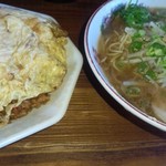 Chuukasoba Fukumatsu - オムキムセット（オムキム焼き飯と中華そば）