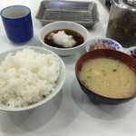 天麩羅処ひらお 本店 - ごはん＆味噌汁