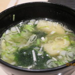 鮨 なかや - 味噌汁