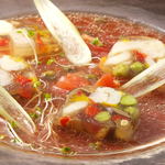 彩り野菜テリーヌ　～自家製トマトソース～