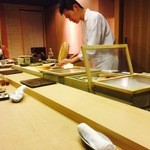 鮨 ほしやま - 店内！男前店主♡