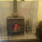 山みず木 - 玄関ロビーには暖かい暖炉♪