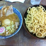 六厘舎 - つけ麺850円+豚のせ300円＋味玉100円=1250円