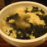 おやじ - わかめと卵のスープ