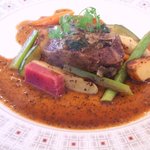 ラトラス - ２０１０年７月 黒毛和牛とトリュフのココット蒸しノアゼットの香り