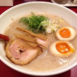 ミサト - 醤油ラーメン味玉（800円）脂多め、麺硬め