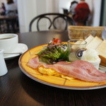 カフェ フロインドリーブ - いただいた、モーニングエッグプレート