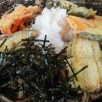 やまゆり - 天ぷらそば 大盛り