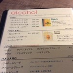 Bar passeggiata - メニュー