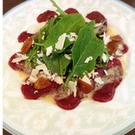 馬肉のカルパッチョ