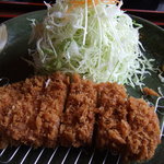 こだわりとんかつ カツ陣 - ☆ランチのロースカツ定食\950☆（ロースカツのアップ）