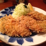 大ぶりなカキフライ