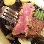 カントリー ハウス レストラン - レアでお願いしました