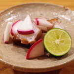 魚菜料理 縄屋 - 蛸のお造り