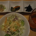吾照里 - ランチ冷麺セットのサラダ