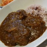 風遊斎 - トロトロお肉の濃厚カレーです（2015年12月）。