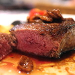 レストラン ピック - サーロインステーキ ガーリックソース