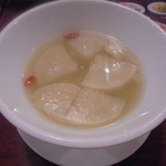 バーミヤン - 貝柱スープ322円