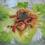 本丸 - 辛辛エビにんにく炒め