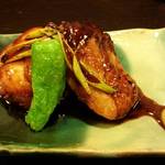 十割蕎麦みかあさ - 鶏焼き。