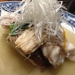 串揚げ 龍 - 鯛の骨蒸し