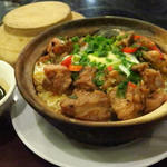 嚐囍煲仔小菜 - 白鱔排骨飯+加雞蛋